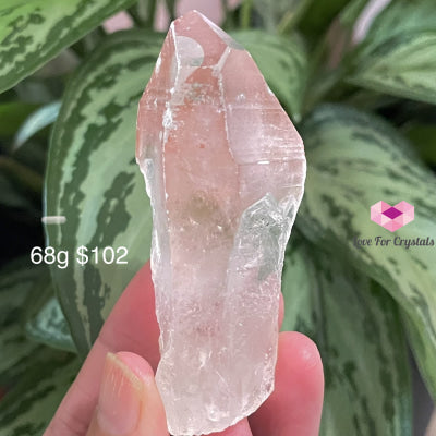 Pink Scarlet Lemurian Seed Point (Brazil) Aaa (Rare) Raw Stones