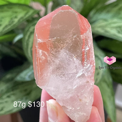 Pink Scarlet Lemurian Seed Point (Brazil) Aaa (Rare) Raw Stones