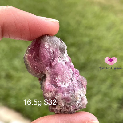 Pink Tourmaline Raw On Matrix (Brazil) 16.5G Stones