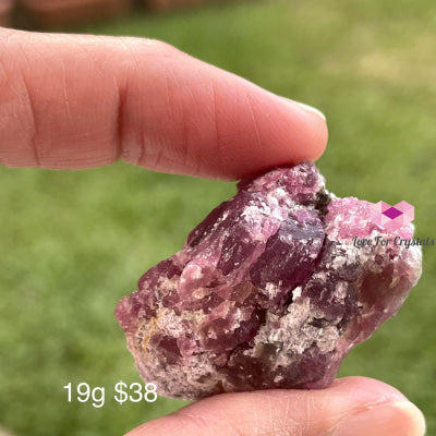 Pink Tourmaline Raw On Matrix (Brazil) 19G Stones