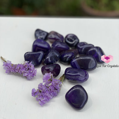 Purple Agate Tumbled (Brazil) Stones