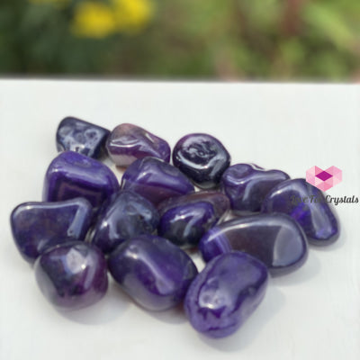 Purple Agate Tumbled (Brazil) Stones