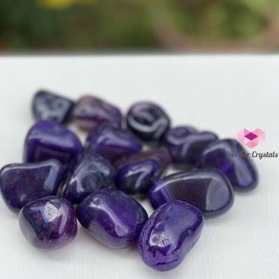 Purple Agate Tumbled (Brazil) Stones