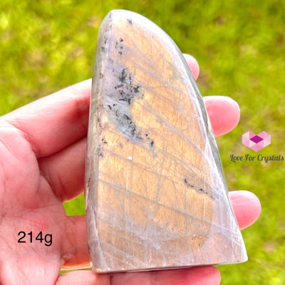 Purple Flash Labradorite (Free Form) Madagascar 214G 75Mm Polished