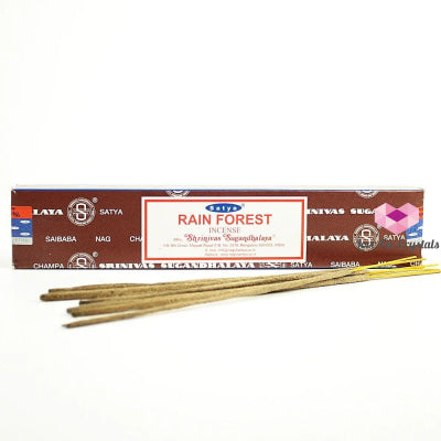 Rainforest Incense Stick Satya (Box Of 12 Sticks)