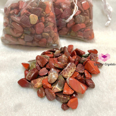 Red Jasper Chips In A Pouch