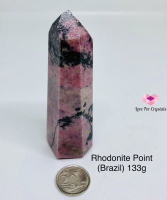 Rhodonite Crystal Point (Brazil)