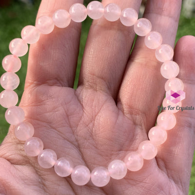 Rose Quartz 6Mm Bracelet (Gemstone Energy) Bracelets & Bangles