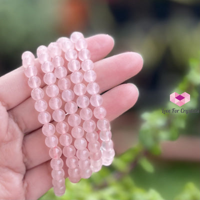 Rose Quartz 6Mm Bracelet (Aaaa) Bracelets & Bangles