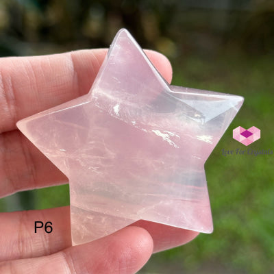 Rose Quartz Carved Star 40Mm Photo 6 Crystal