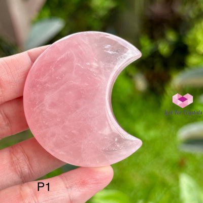 Rose Quartz Moon (45Mm) Photo 1 Polished Crystal