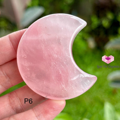 Rose Quartz Moon (45Mm) Photo 6 Polished Crystal