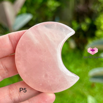 Rose Quartz Moon (45Mm) Photo 5 Polished Crystal