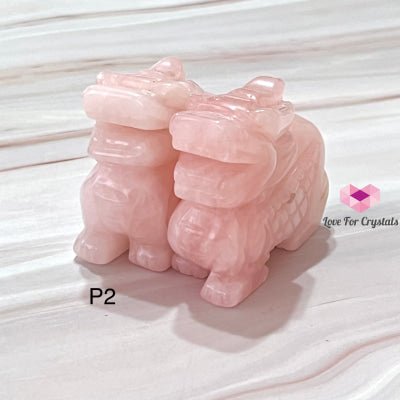 Rose Quartz Pixiu /Piyao 3 Photo 2