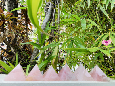 Rose Quartz Pyramid (Brazil)