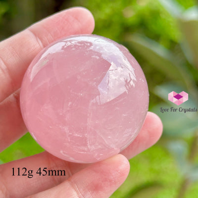 Rose Quartz (Star) Spheres 112G 45Mm