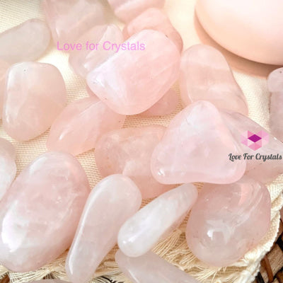 Rose Quartz Tumbled Stones (Brazil)