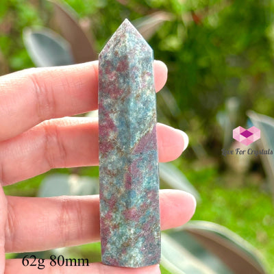 Ruby In Kyanite Tower Points 62G 80Mm Polished Crystals