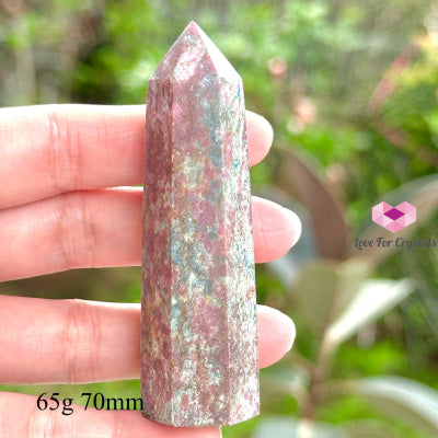 Ruby In Kyanite Tower Points 65G 70Mm Polished Crystals