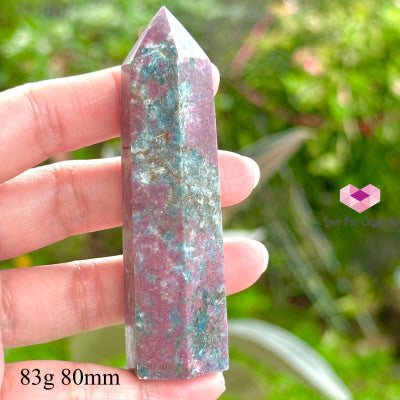 Ruby In Kyanite Tower Points 83G 80Mm Polished Crystals