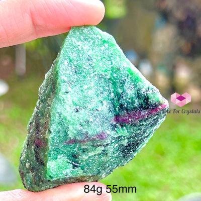 Ruby Zoisite Raw (Tanzania) 84G 55Mm