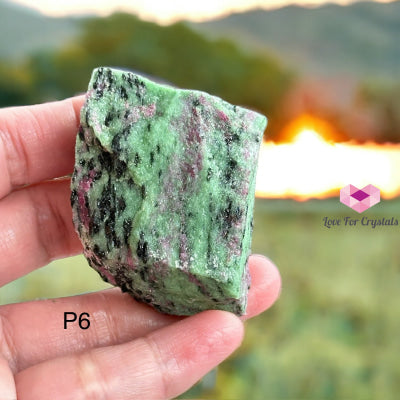 Ruby Zoisite Raw (Brazil) Photo 6 Crystals