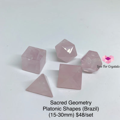 Sacred Geometry Platonic Shapes (Brazil) Metaphysical Tool