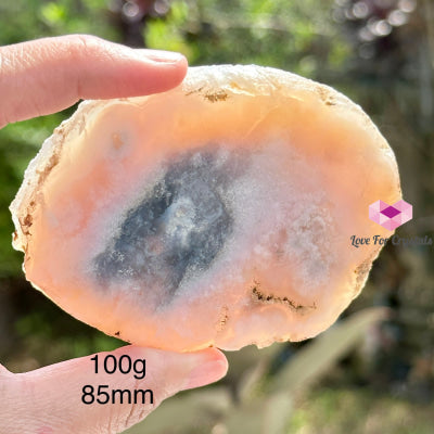 Sakura Agate Slab 100G 85Mm Polished Crystals