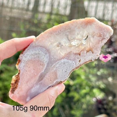 Sakura Agate Slab 105G 90Mm Polished Crystals