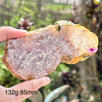 Sakura Agate Slab 132G 85Mm Polished Crystals