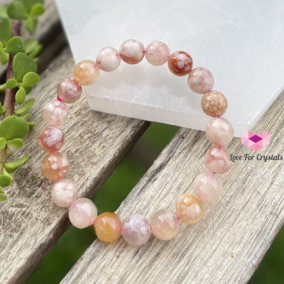 Sakura Cherry Blossom Agate Bracelet (Aaa) Madagascar Bracelets & Bangles