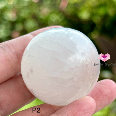 Selenite 30-35Mm Sphere With Wooden Stand (Morocco) Photo 2 Crystal Ball