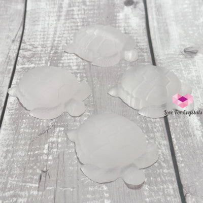 Selenite Carved Turtle 7Cm Crystals