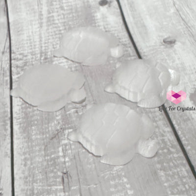 Selenite Carved Turtle 7Cm Crystals