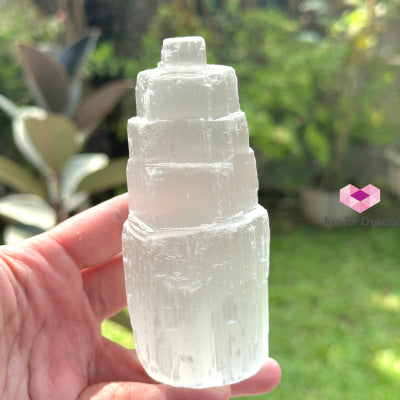 Selenite Tower 10Cm (Morocco)