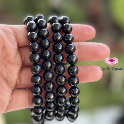 Shungite Bracelet 8Mm Bracelets & Bangles