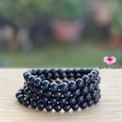 Shungite Bracelet 8Mm Bracelets & Bangles