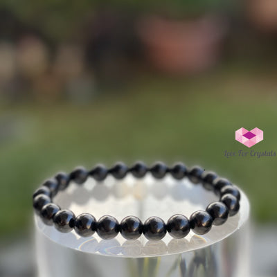 Shungite Bracelet 8Mm Bracelets & Bangles