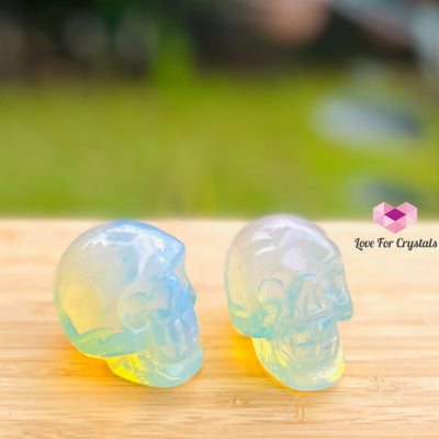 Skulls Crystal Carved 50Mm Opalite (Per Piece) Carving