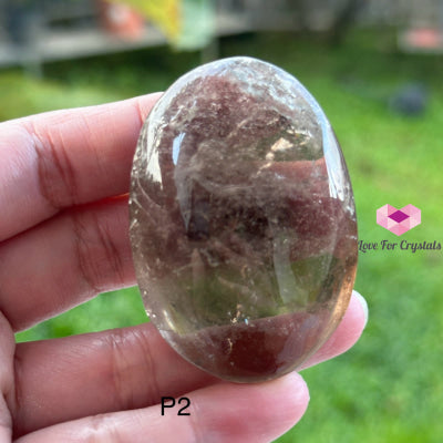 Smoky Quartz Palm Stone 50Mm Aaa (Brazil) Photo 2 Crystal Polished