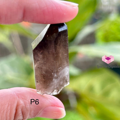 Smoky Quartz Raw Points (Brazil)30-35Mm Photo 6 Crystals