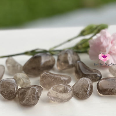 Smoky Quartz Tumbled (Brazil) 50 Grams Pack Stones