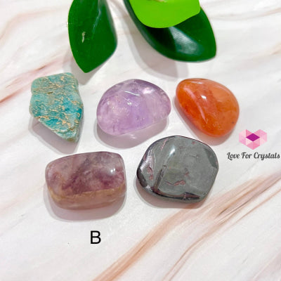 Study And Focus Crystal Remedy Set (5 Stones) B Sets