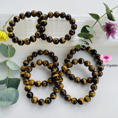 Tigers Eye 12Mm Bracelet Bracelets & Bangles