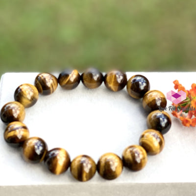 Tigers Eye 12Mm Bracelet Size 6 Bracelets & Bangles