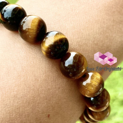 Tigers Eye Gemstone Energy Bracelet (Confidence) 8Mm