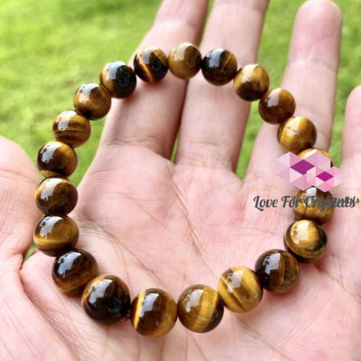 Tigers Eye Gemstone Energy Bracelet (Confidence) 8Mm