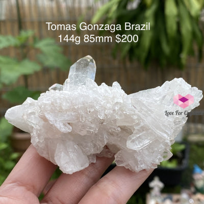 Tomas Gonzaga Clear Quartz Cluster (Brazil) 144G 85Mm Caves Geodes And Clusters