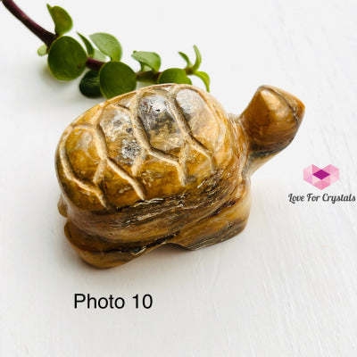 Turtles Hand Carved Photo 10 (Ocean Jasper)