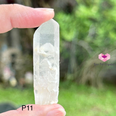 White Phantom Raw Point (Brazil) 40-50Mm Photo 11 Crystals